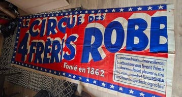 unknown - Original French Circus Billboard Poster - Jaren