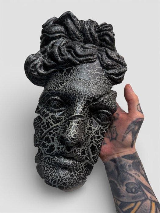 VICTOR MASSACRE - Reliëf, Vintage Apollo Relief - 30 cm -, Antiquités & Art, Curiosités & Brocante