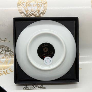 Rosenthal - Versace - Bord - Teller flach 10 cm Baroque Nero