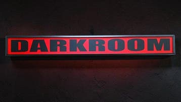 Amsterdam Red-lights Darkroom (deur) licht reclamebord -