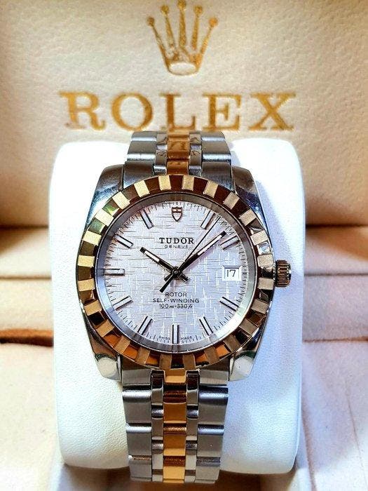 Tudor - Geneva Classic Date - 38mm - Zonder minimumprijs -, Handtassen en Accessoires, Horloges | Antiek