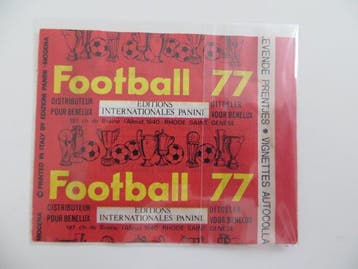 1977 Panini Football 77 Belgium - RARE - 1 Booster pack -