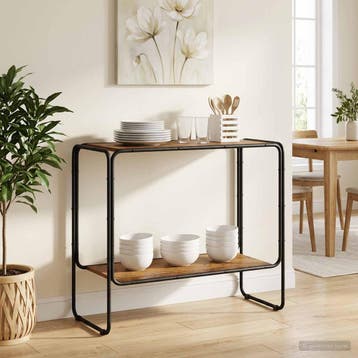 vidaXL Dressoir Oud hout 93.5 x 38 x 75 cm Bewerkt hout, Verzenden, Nieuw