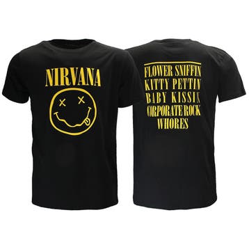 Nirvana Flower Sniffin T-Shirt - Officiële Merchandise
