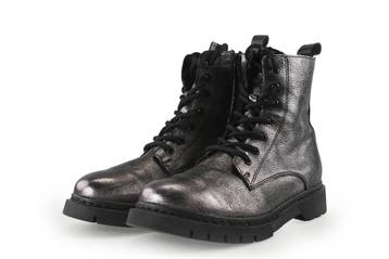 Tamaris Veterboots in maat 39 Zilver, Kleding | Dames, Schoenen, Tamaris, Overige kleuren, Verzenden, Overige typen