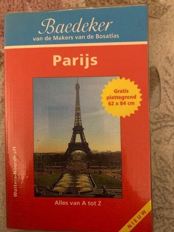 Parijs + stadsplattegrond - Baedeker, Boeken, Verzenden, Nieuw