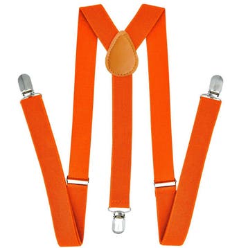 Fako Fashion - Bretels - Effen - 100cm - Fluo Oranje, Verzenden, Nieuw