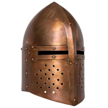 vidaXL Ridderhelm middeleeuws replica LARP staal, Verzenden