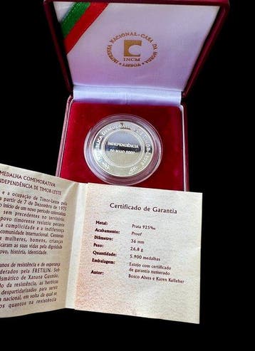 Timor-Leste. 2002, Independence Commemorative Medal (Sans