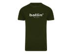Veiling - Ballin Est. 2013 Tapered Fit Shirt - Groen - S, Kleding | Heren, T-shirts, Nieuw