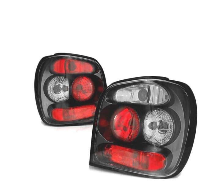 FEUX ARRIÈRE VOLKSWAGEN VW POLO 6N2 HATCHBACK 99-01 NOIR, Autos : Pièces & Accessoires, Éclairage, Envoi