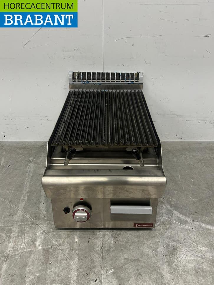 RVS Diamond Lavagrill grill steengrill 40 cm Gas Horeca, Zakelijke goederen, Horeca | Keukenapparatuur, Ophalen of Verzenden