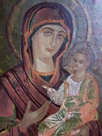 Icoon - Moeder Gods - Hout - Grieks-orthodoxe icoon