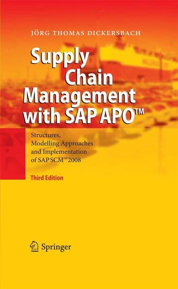 Supply Chain Management with SAP APO (TM) 9783540929413, Boeken, Verzenden, Gelezen, Jörg Thomas Dickersbach