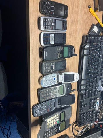 Nokia, Motorola, Samsung, Philips, Bosch Vintage mobile, Nieuw