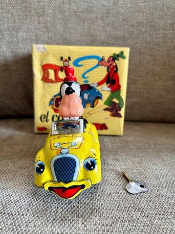 Geyper - Disney - Goofy in zijn lopende auto - Opwindbaar