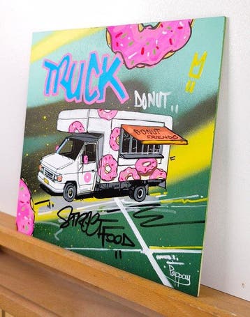 Pappay - Street art: Foodtruck Like Donuts