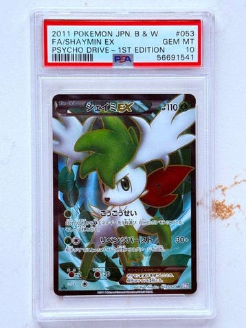 Pokémon - 1 Graded card - Shaymin #053 Foil, First edition,, Nieuw