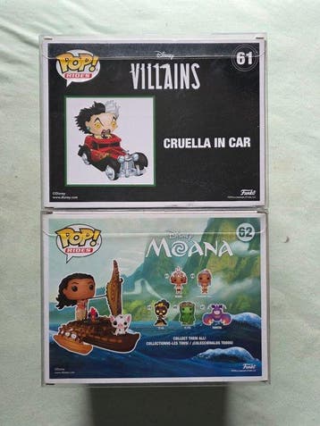 Funko - Funko Pop Cruella In Car / Moana & Pua On Boat -