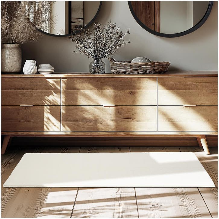 Kortpolig vloerkleed Soft Zone - 80 x 150 cm, crème, Huis en Inrichting, Stoffering | Tapijten en Vloerkleden, Verzenden