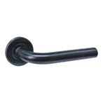 Intersteel deurkruk Q 02 op rozet verdekt ø52x6mm pvd zwart, Doe-het-zelf en Bouw, Ophalen of Verzenden, Nieuw