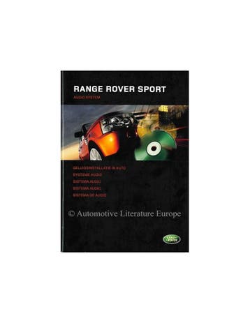 2004 RANGE ROVER GELUIDSINSTALLATIE INSTRUCTIEBOEKJE