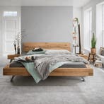 TPT Möbel Woodridge Massief Wild Eiken Balkenbed - 160 x 200