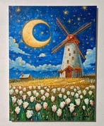 L. Costa (XX-XXI) - Notte di Tulipani sotto la Luna