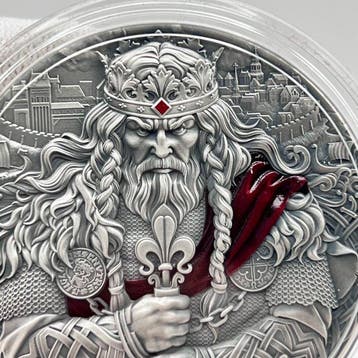 Kameroen. 2000 Francs 2025 – King Cnut the Great – 2 oz
