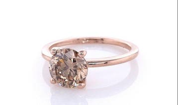 Bague - 14 carats Or rose - 1.51ct. tw. Diamant (Couleur, Handtassen en Accessoires, Ringen, Nieuw