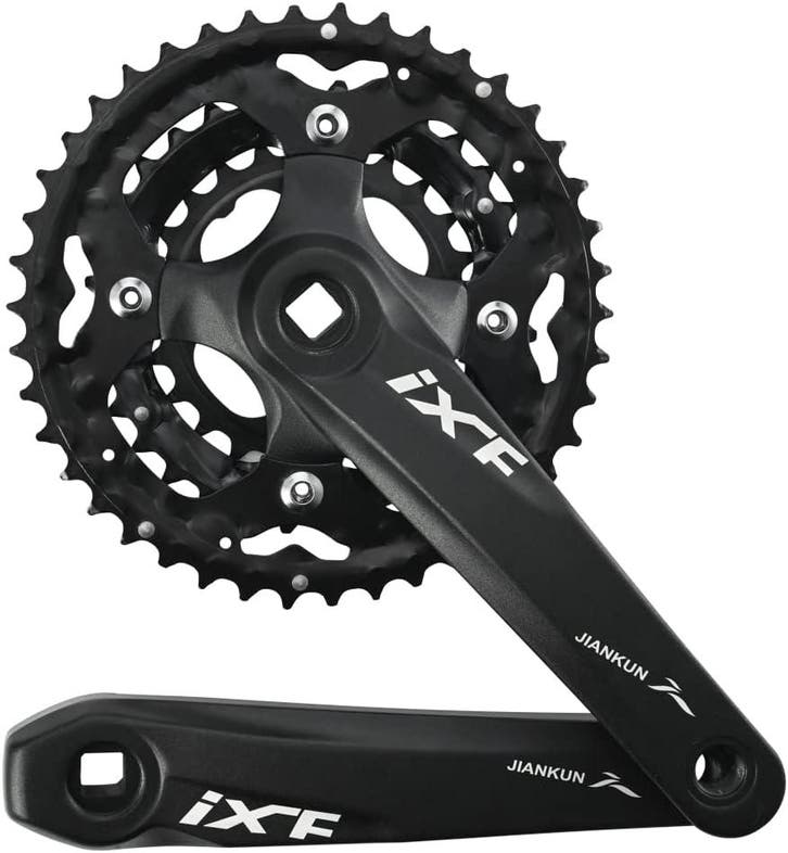 Crankstel 170mm 3x9/10s | Retour deal | 53% korting!, Fietsen en Brommers, Fietsonderdelen, Zo goed als nieuw, Crankstel of Pedalen