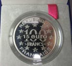 France. 100 Francs 15 Euros Proof Torre de Belem Lisboa 1997, Timbres & Monnaies