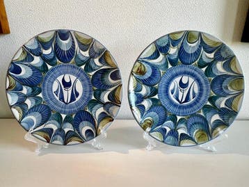 Aldermaston Pottery - Alan Caiger-Smith - Onderbord (2) -, Antiek en Kunst