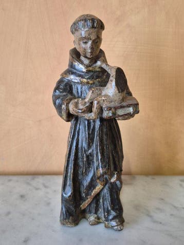 sculptuur, SantAntonio di Padova - 20 cm - Hout