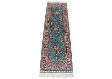 Tapis turc en soie pure Istanbul-Cinar avec signature -