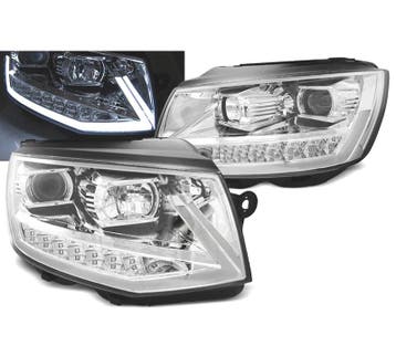 PHARES VW T6 15-19 TUBE LIGHT LED SEQ DRL CHROMÉ, Verzenden