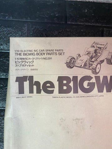Tamiya 1:10 - Modelauto - The BIGWIG body parts set, Nieuw