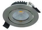 IP44 LED inbouwspot kantelbaar 5 Watt Dim to Warm, Tuin en Terras, Verzenden, Nieuw, Aluminium, Netvoeding