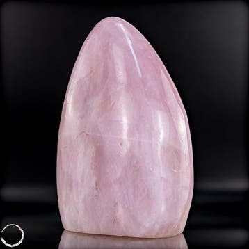 Natuurlijke rozenkwarts vrijvorm – Zachte schoonheid in pure, Verzamelen, Mineralen en Fossielen