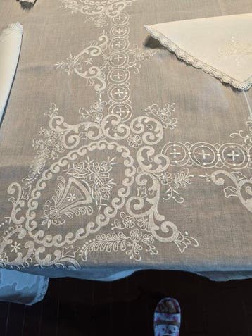 Nappe (13) - 265 cm - 175 cm - anciens trousseaux