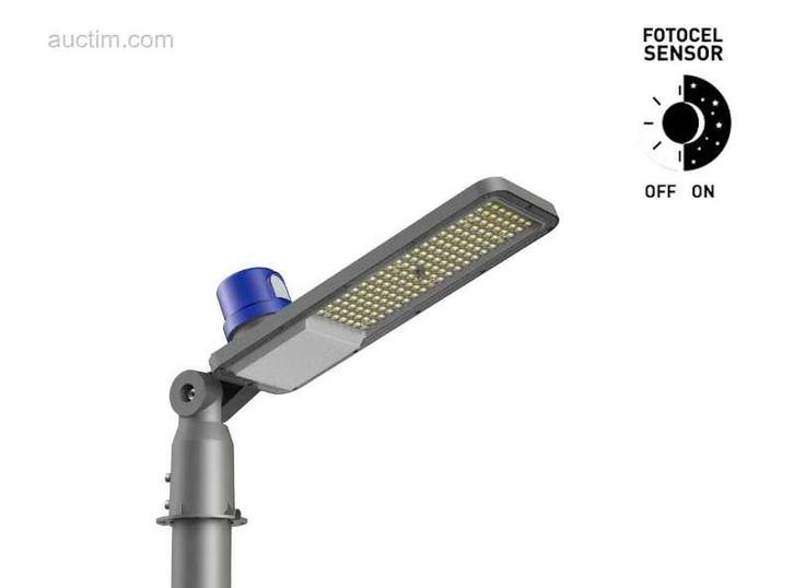 100W 5000K Straatverlichting fotocel sensor..., Bricolage & Construction, Éclairage de chantier, Enlèvement