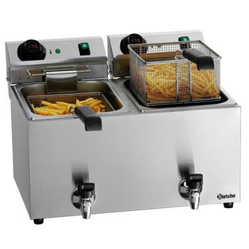 Friteuse | SNACK IV PLUS | Elektrisch | 9+9L | 50°C/190°C |, Verzenden, Nieuw in verpakking