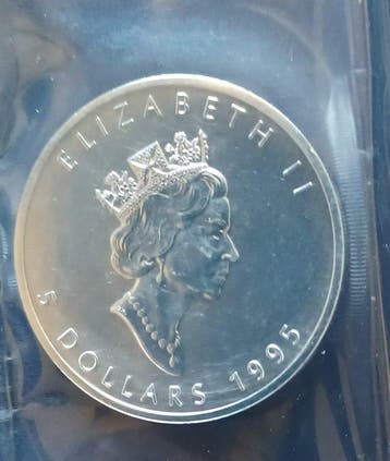 Canada. 5 Dollars 1995 (Zonder minimumprijs)
