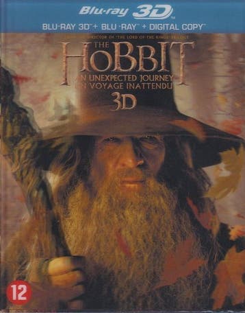 Hobbit Part 1: Unexpected Journey 3D Blu-ray, Verzenden