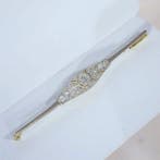 Broche - 18 karaat Geel goud - 0.22ct. tw. - Diamant -