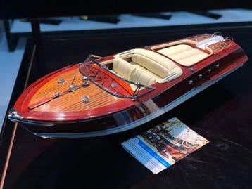 Riva Aquarama maquette de luxe bois modelisme 53cm 1:14 -