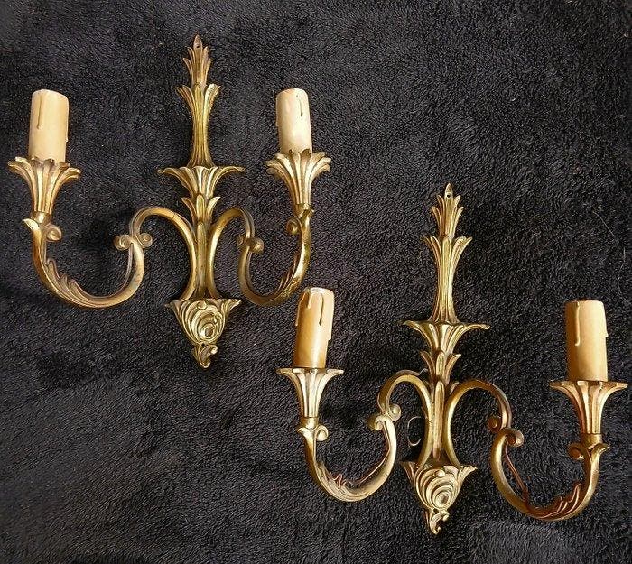 Wandkandelaar (2) - Brons, Antiek en Kunst, Curiosa en Brocante