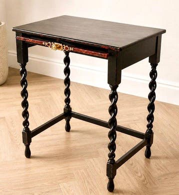 British 1910s side table Mahagony with drawer - Bijzettafel, Antiek en Kunst