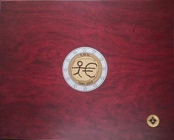 Europa. 2 Euro 2009 10 Years EMU (20 monedas) (Zonder, Postzegels en Munten
