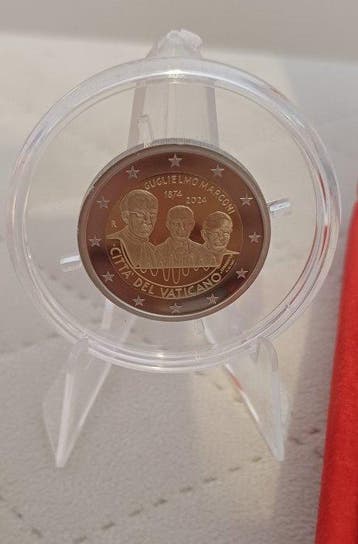Vaticaan. 2 Euro 2024 Guglielmo Marconi Proof (Zonder